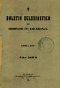 Boletín Oficial del Obispado de Salamanca. 1934, portada [Ejemplar]