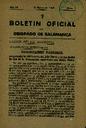 Boletín Oficial del Obispado de Salamanca. 31/1/1949, #1 [Issue]