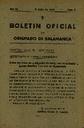Boletín Oficial del Obispado de Salamanca. 31/7/1949, #7 [Issue]