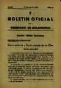 Boletín Oficial del Obispado de Salamanca. 31/8/1950, #9 [Issue]