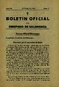Boletín Oficial del Obispado de Salamanca. 31/1/1953, #1 [Issue]