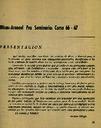 Boletín Oficial del Obispado de Salamanca. 1967, Misas-Arancel pro Seminario_Curso066-67 [Issue]