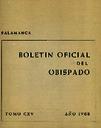 Boletín Oficial del Obispado de Salamanca. 1/1967, #1 [Issue]
