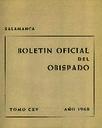 Boletín Oficial del Obispado de Salamanca. 11/1967, n.º 11 [Ejemplar]