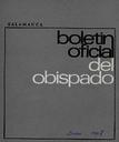 Boletín Oficial del Obispado de Salamanca. 1/1968, n.º 1 [Ejemplar]
