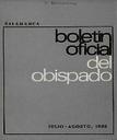 Boletín Oficial del Obispado de Salamanca. 7/1968, n.º 7-8 [Ejemplar]