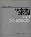 Boletín Oficial del Obispado de Salamanca. 11/1968, n.º 11 [Ejemplar]