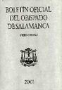 Boletín Oficial del Obispado de Salamanca. 1/2001, #1 [Issue]