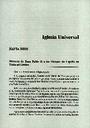 Boletín Oficial del Obispado de Salamanca. 2005, Iglesia Universal [Issue]