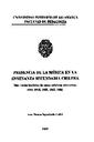 Presencia de la música en la enseñanza secundaria chilena : una visión histórica a través de cinco reformas educativas : 1893, 1935, 1955, 1965, 1981 / [Thesis]