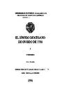 El Sínodo Diocesano de Oviedo de 1769 / [Thesis]