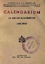 Calendarium 1944-1945 [Documento académico]