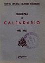 Calendarium 1952-1953 [Academic document]