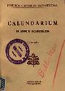 Calendarium 1959-1960 [Documento académico]