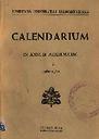 Calendarium 1960-1961 [Documento académico]