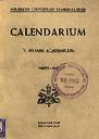 Calendarium 1963-1964 [Academic document]