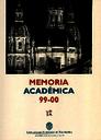 Memoria 1999-2000 [Academic document]