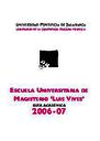 Guía Escuela de Magisterio 2006-2007 [Documento académico]