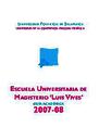 Guía Escuela de Magisterio 2007-2008 [Documento académico]