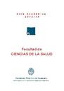 Guía Facultad de Ciencias de la Salud 2012-2013 [Academic document]