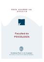 Guía Facultad de Psicología 2012-2013 [Documento académico]