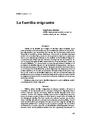 Familia. Revista de Ciencias y Orientación Familiar. 1-6/2016, #52. Pages 117-127. La familia migrante [Article]