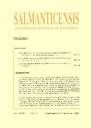 Salmanticensis. 2002, volumen 49, n.º 3. vol 49_num 03_2002_pp 0000-0000 [Artículo]