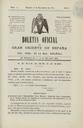 Boletín Oficial del Gran Oriente de España. 15/11/1871 [Ejemplar]