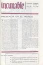 Incunable : revista de la residencia universitaria Jaime Balmes de Salamanca. 1/4/1965 [Issue]