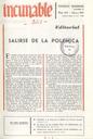Incunable : revista de la residencia universitaria Jaime Balmes de Salamanca. 1/2/1967 [Issue]