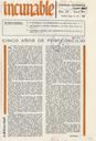 Incunable : revista de la residencia universitaria Jaime Balmes de Salamanca. 1/1/1971 [Issue]