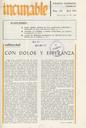 Incunable : revista de la residencia universitaria Jaime Balmes de Salamanca. 1/4/1972 [Ejemplar]