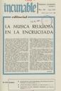 Incunable : revista de la residencia universitaria Jaime Balmes de Salamanca. 1/6/1974 [Issue]