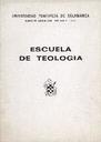 ESCUELA DE TEOLOGIA [Book]