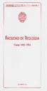 Facultad de Teología CURSO 1993-1994 [Book]