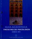 Guia academica Facultad de Psicologia_2003-2004 [Book]