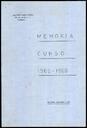32/22. Memoria del I.S.O. del curso 1965-66. [Archive document]