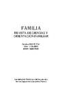 Familia. Revista de Ciencias y Orientación Familiar. 2023, n.º 61. Páginas 1-6 [Artículo]