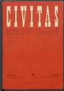 Nº 5-Año 19 (enero 1964) de “Civitas”. Revista mensual de la Sociedad de estudiantes suizos [Archive document]